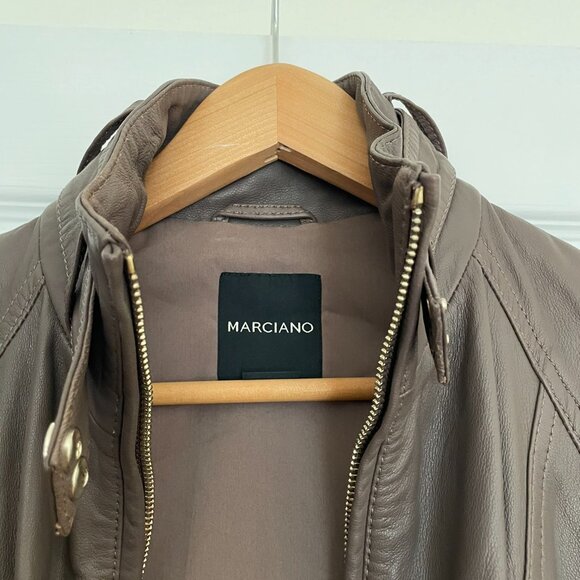 Like New Marciano Women's Leather Biker Jacket - Picture 3 of 7